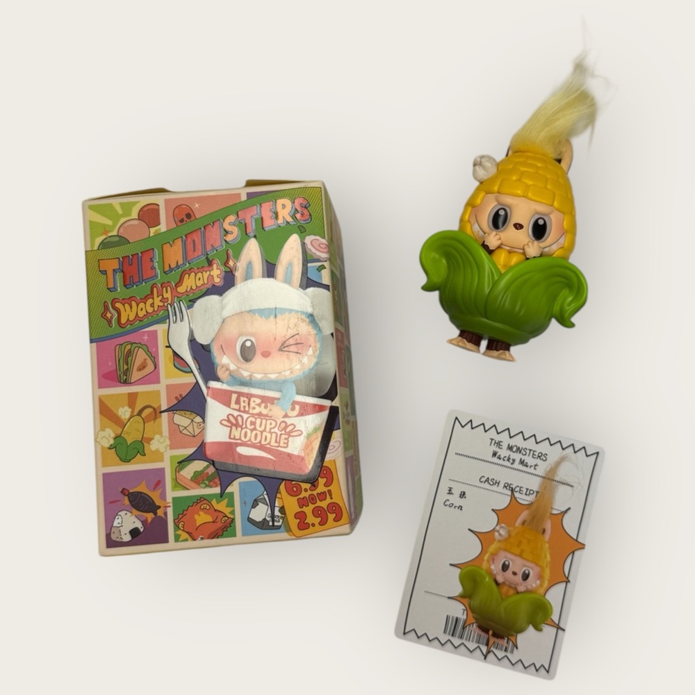 🌽 Labubu The Monsters Wacky Mart Corn Collectible Figure